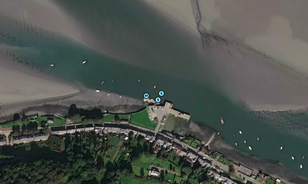 Satelite image of Courtmacsherry Harbour Pontoon