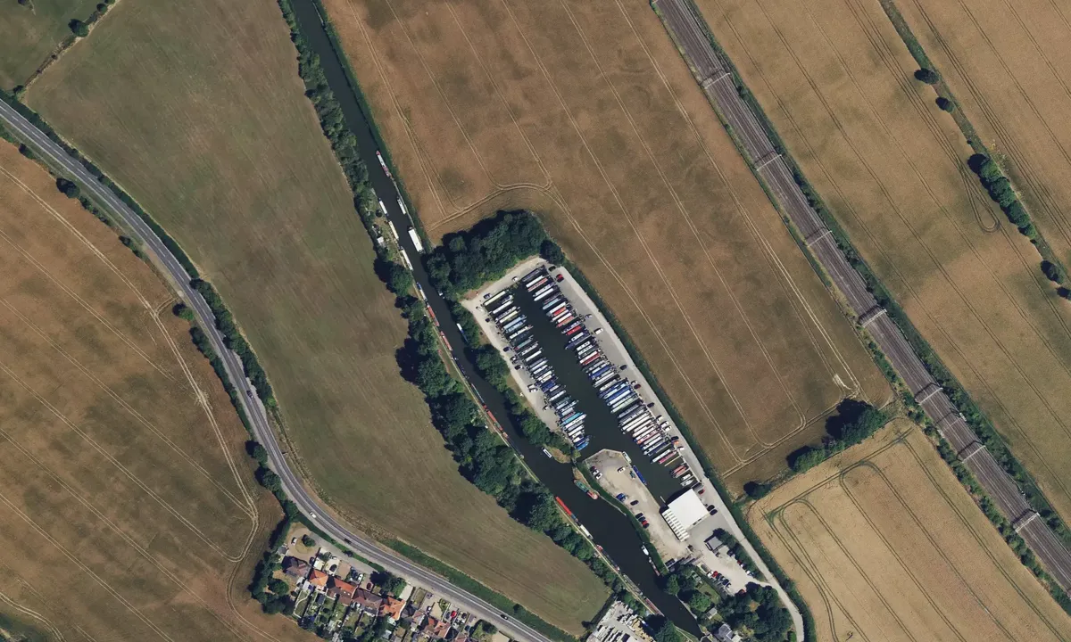 Satelite image of Cowroast Marina - Tring
