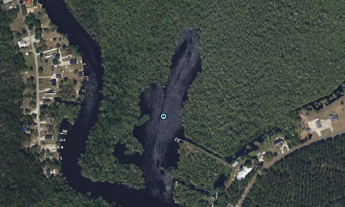 Satelite image of Cox Ferry Lake