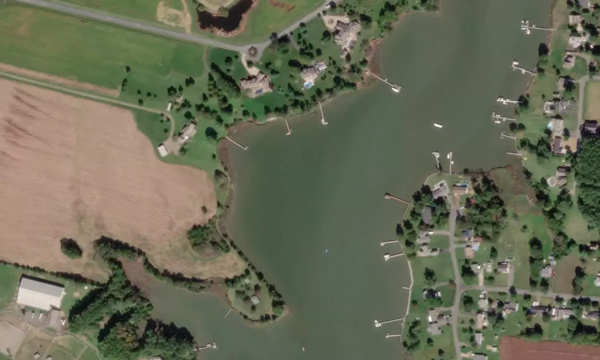 Flyfoto av Crab Alley Creek - Cox Neck