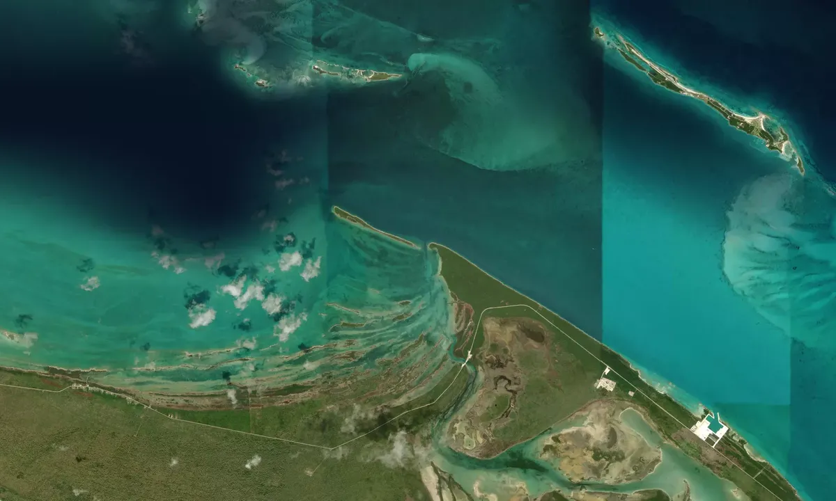 Flyfoto av Crab Cay East