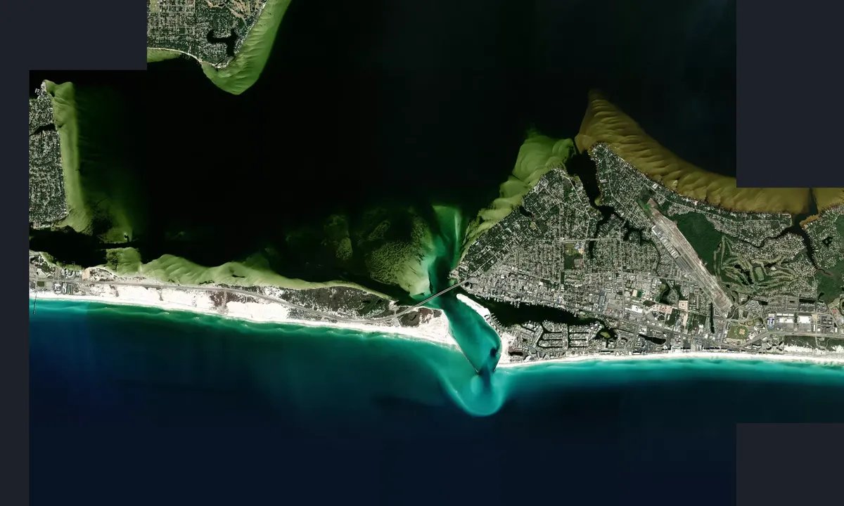 Flyfoto av Crab Island - Destin