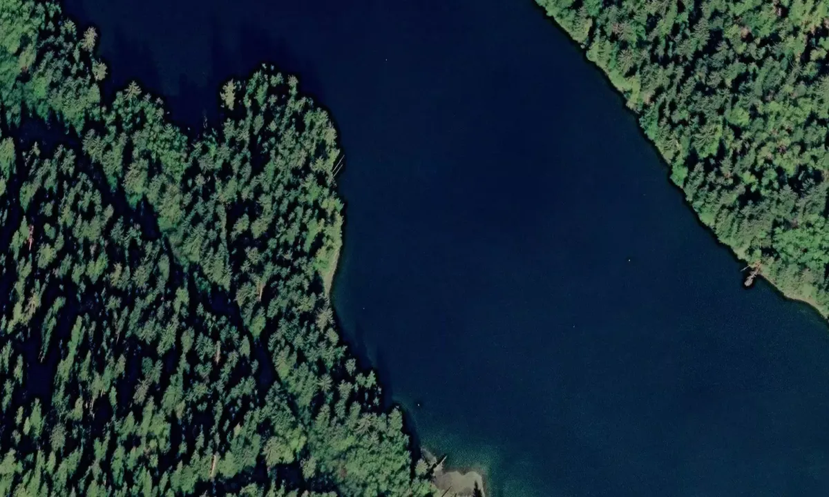 Satelite image of Crescent Inlet