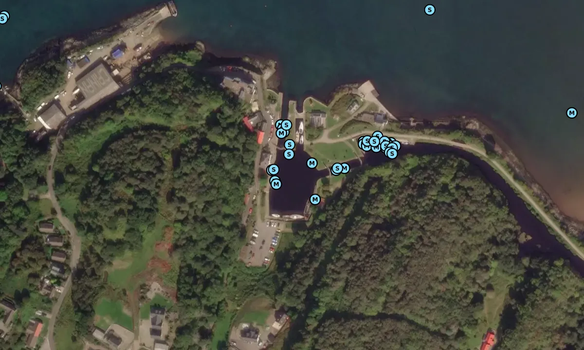 Satelite image of Crinan Basin 1