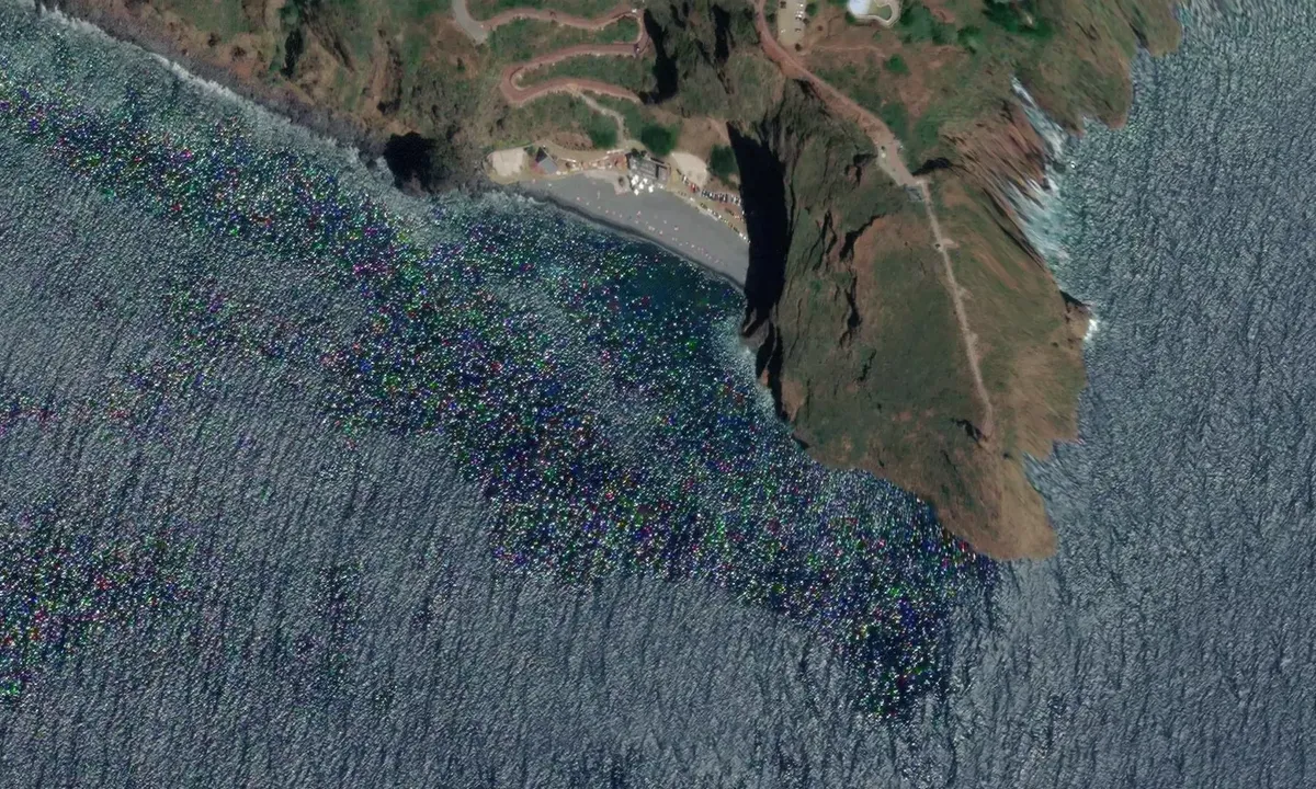 Satelite image of Cristo Rei