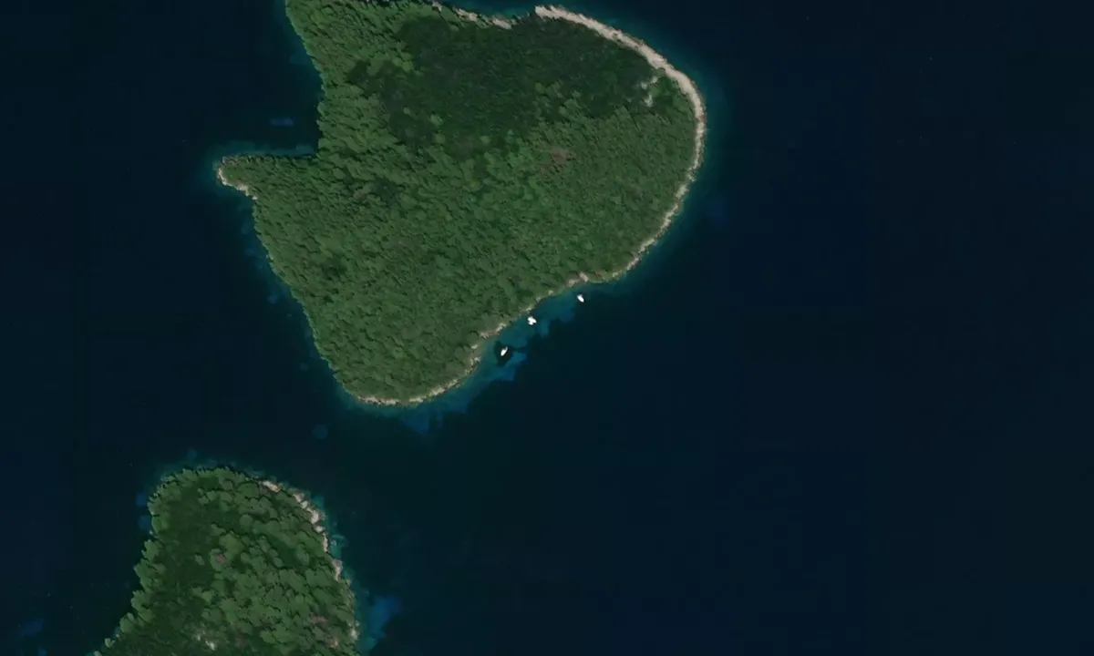 Flyfoto av Crkvina South Anchorage