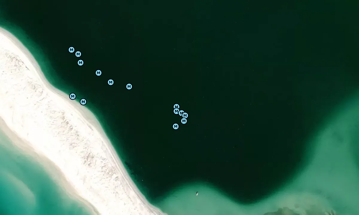 Satelite image of Crooked Island Sound - 2