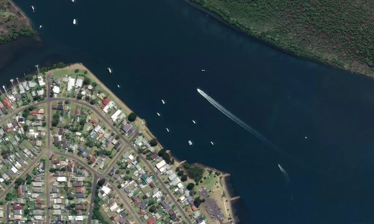 Flyfoto av Crookhaven Greenwell Point