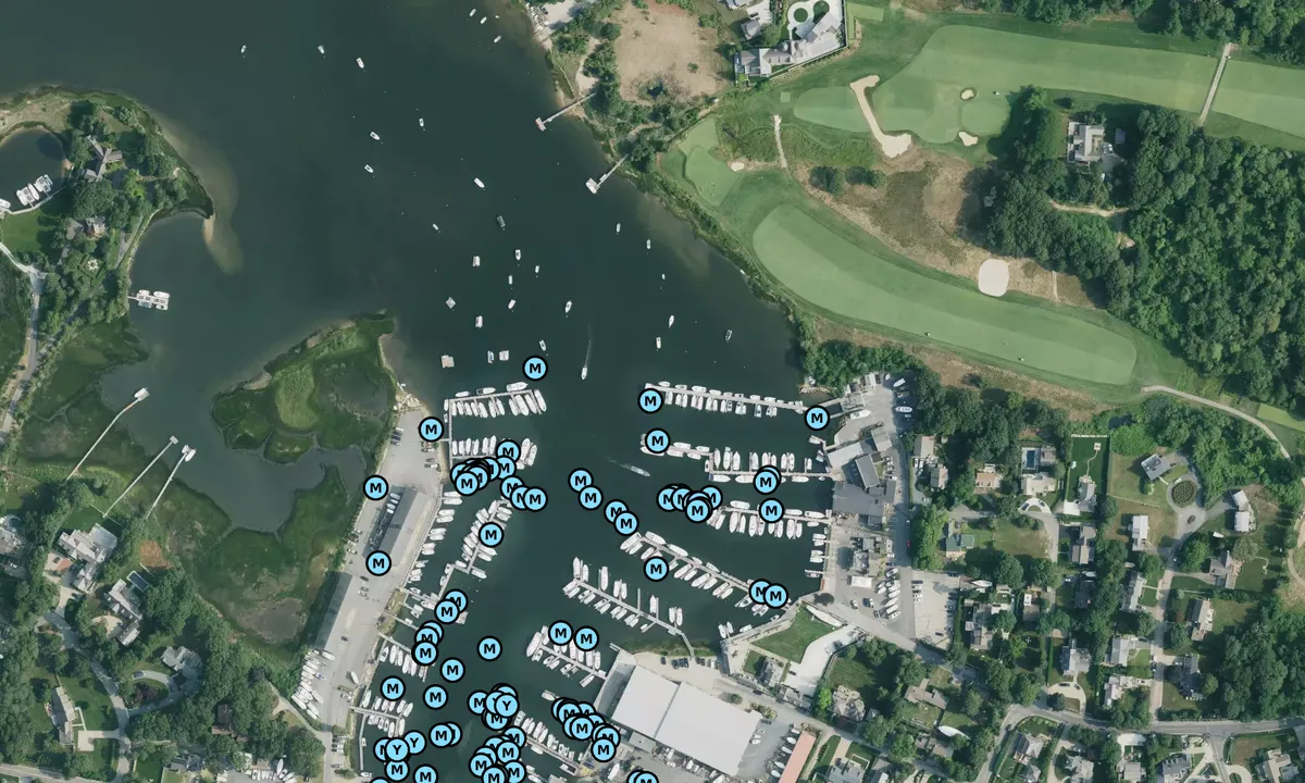 Satelite image of Crosby Yacht Yard