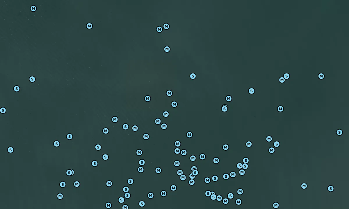 Satelite image of Croton Point-North