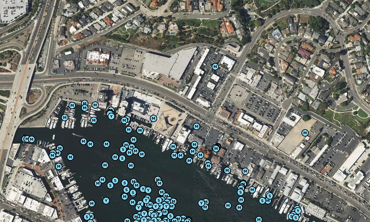 Satelite image of Crow's Nest Yacht and Ship Brokerage
