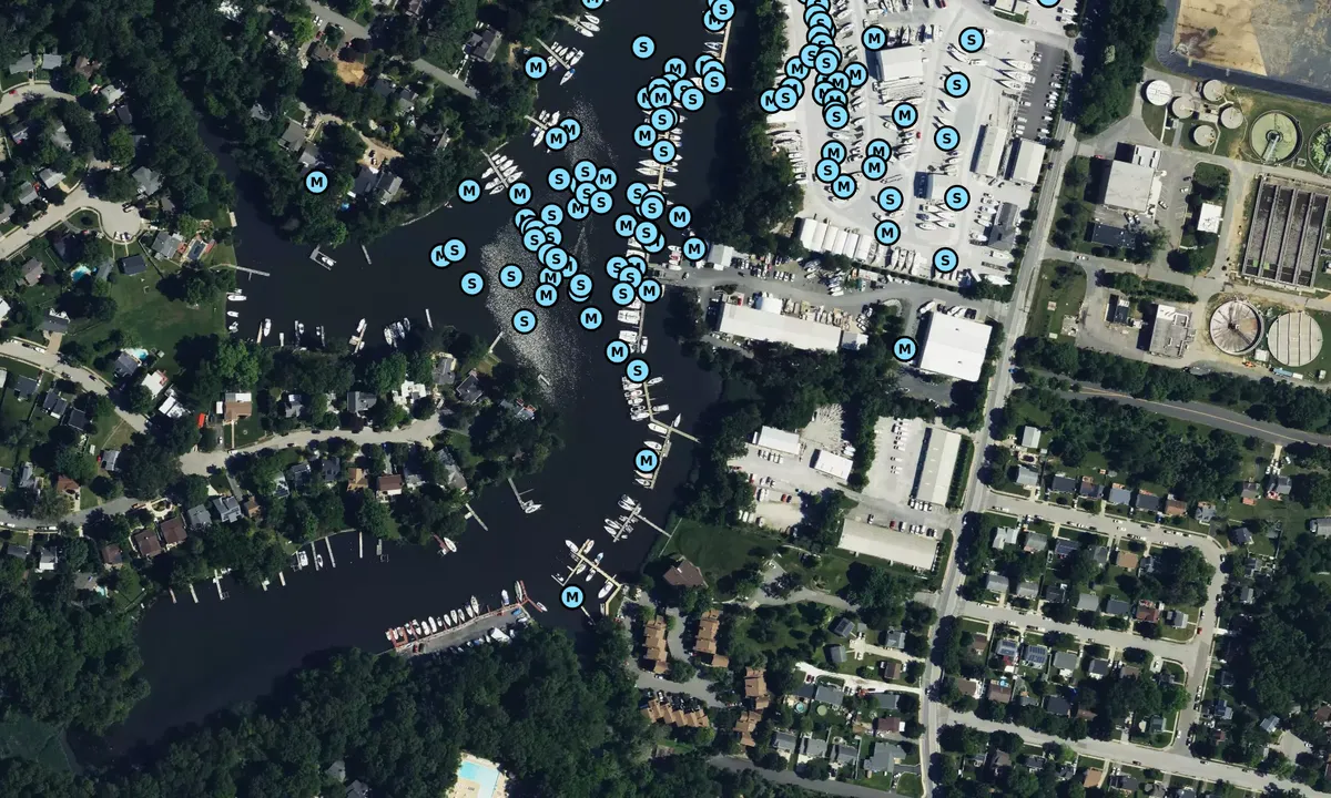 Satelite image of CSI Marina