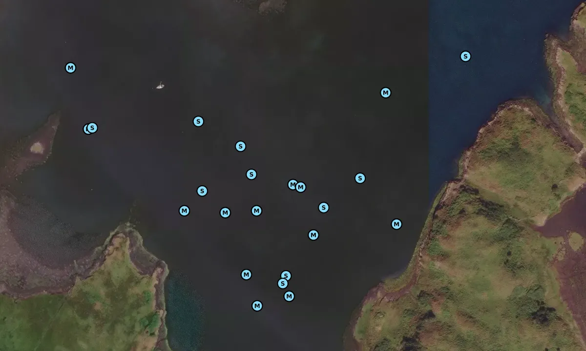 Satelite image of Cuan Sound