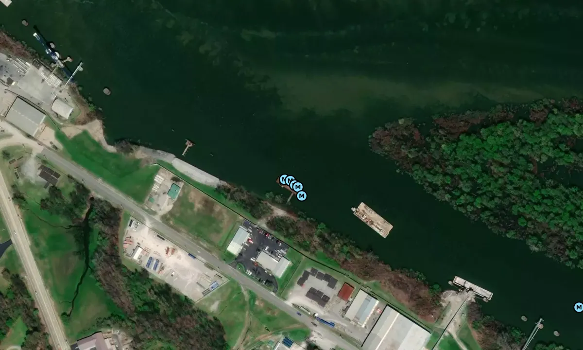 Satelite image of Cuba Towhead Barge