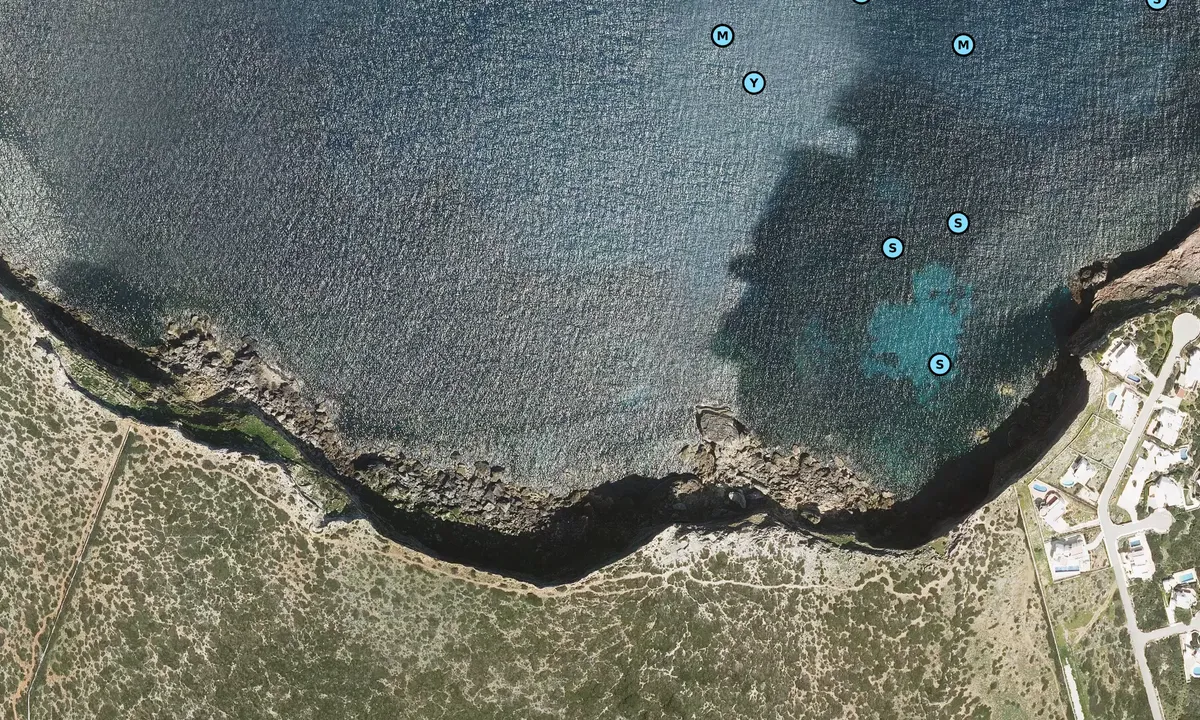 Satelite image of Cul de Sa Ferrada