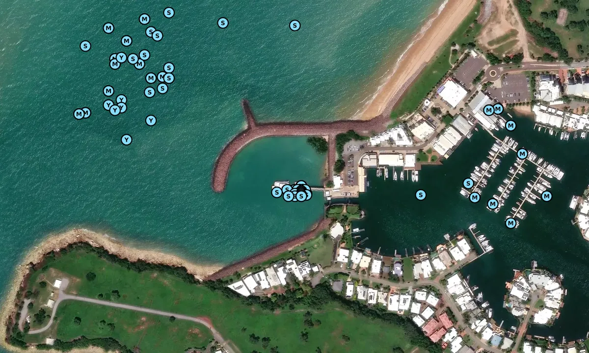 Satelite image of Cullen Bay Marina - Northern Territory