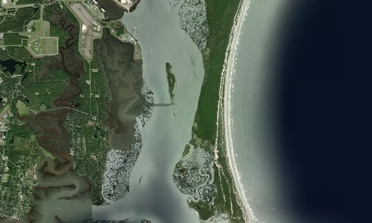 Flyfoto av Cumberland Sound South