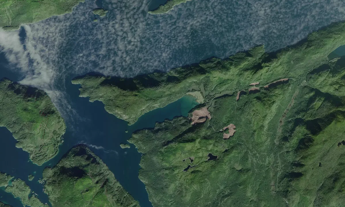 Flyfoto av Cutter Cove