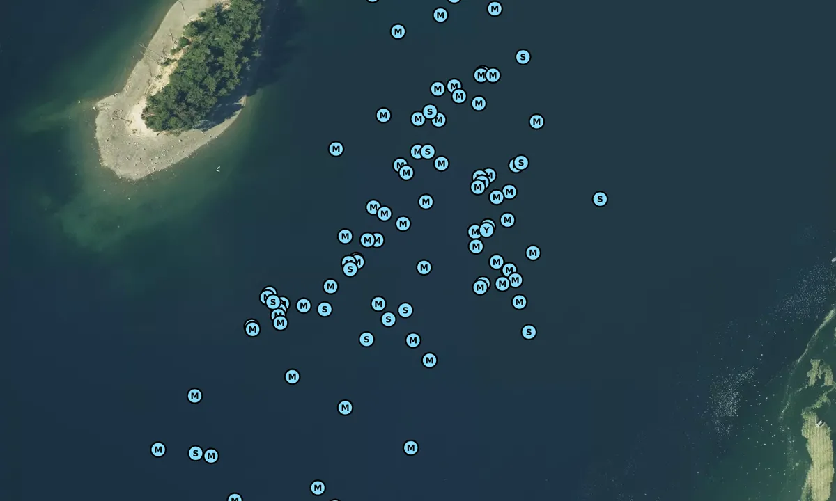 Satelite image of Cutts Island State Park
