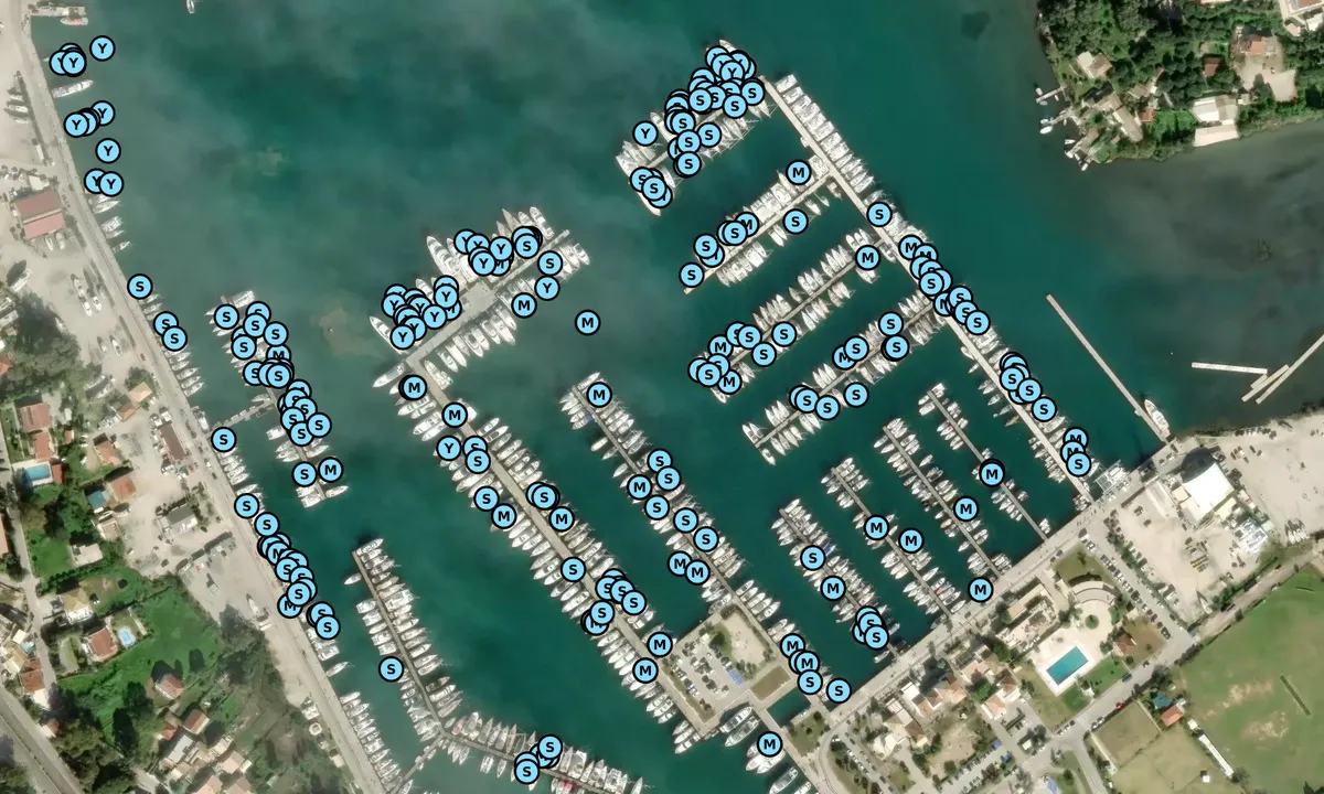 Satelite image of D-Marin Gouvia Marina