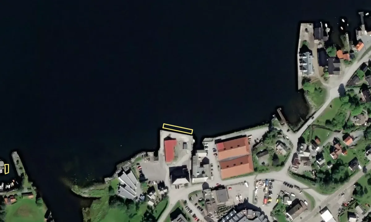 Satelite image of D/S Ekspedisjonen Gjestebryggje