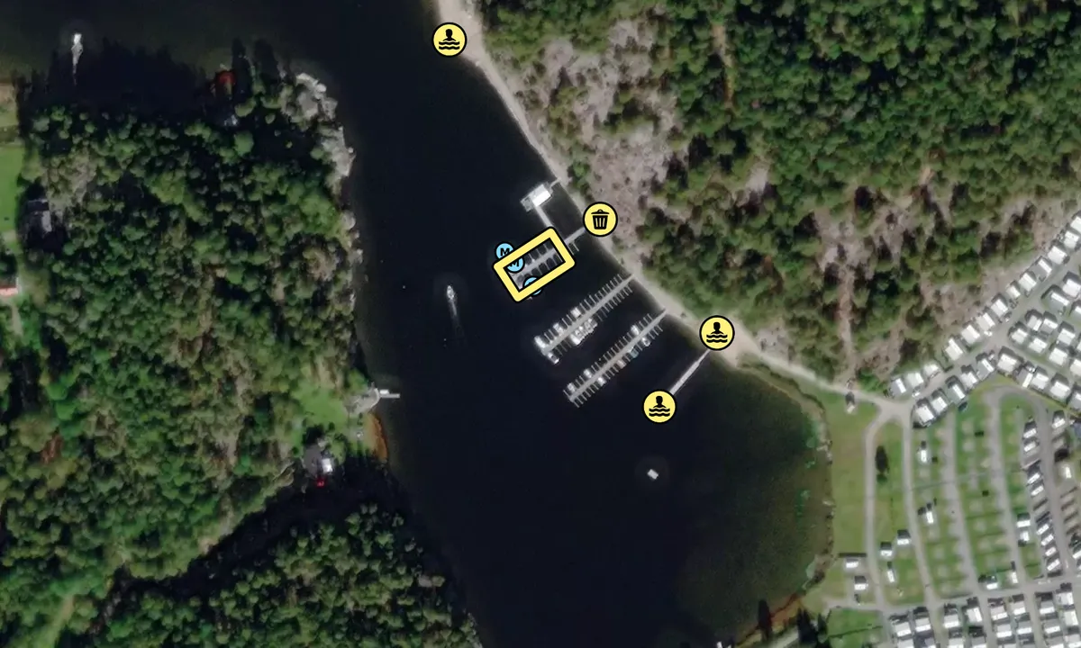 Satelite image of Daftö