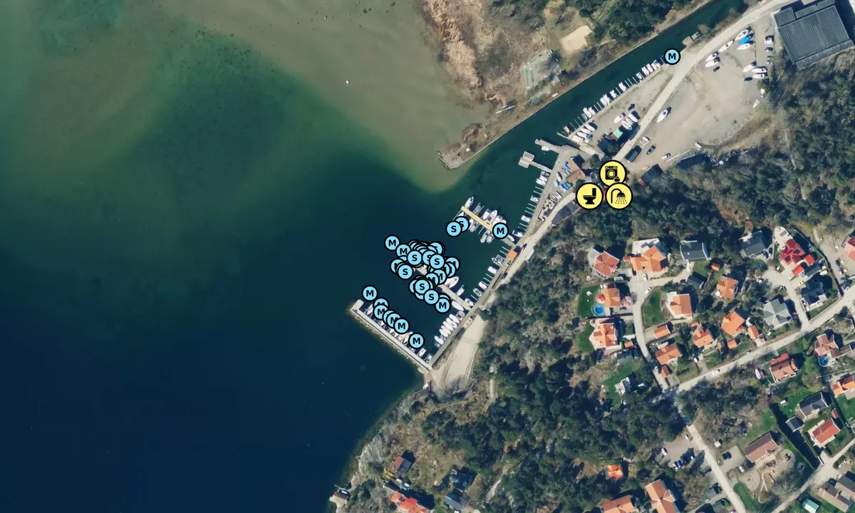 Satelite image of Dalarö Gästhamn