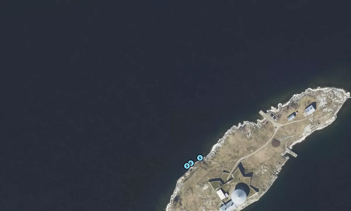 Satelite image of Dalarö Skans