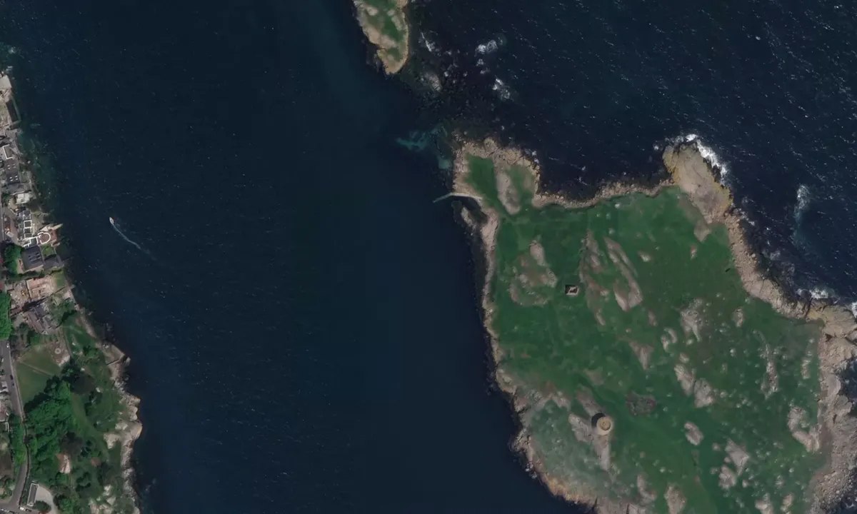 Flyfoto av Dalkey Island