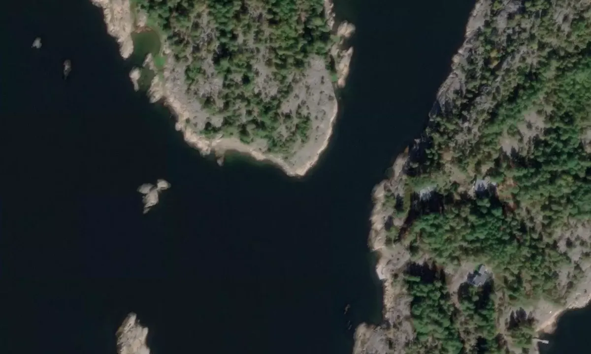 Satelite image of Dammholmene