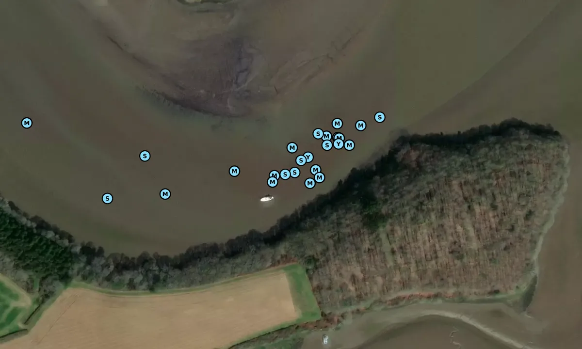 Satelite image of Dandy Hole