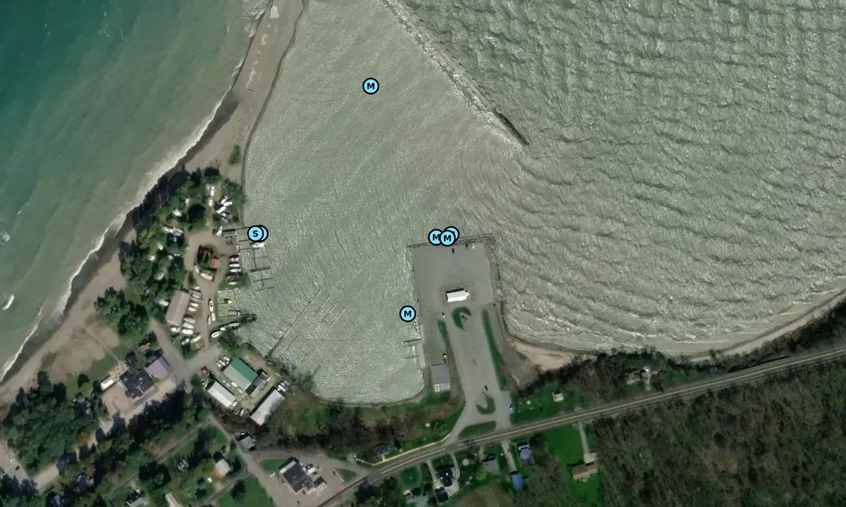 Satelite image of Daniel Reed Pier