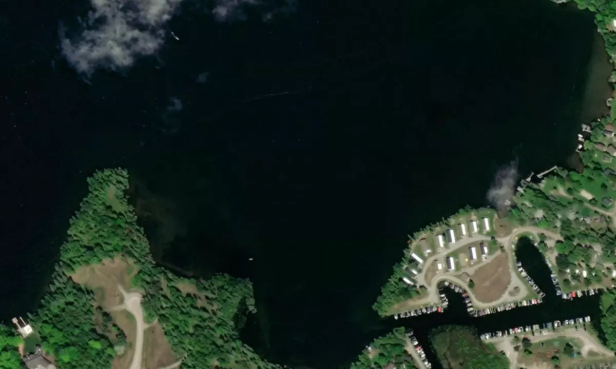 Satelite image of Daniels Point Anchorage