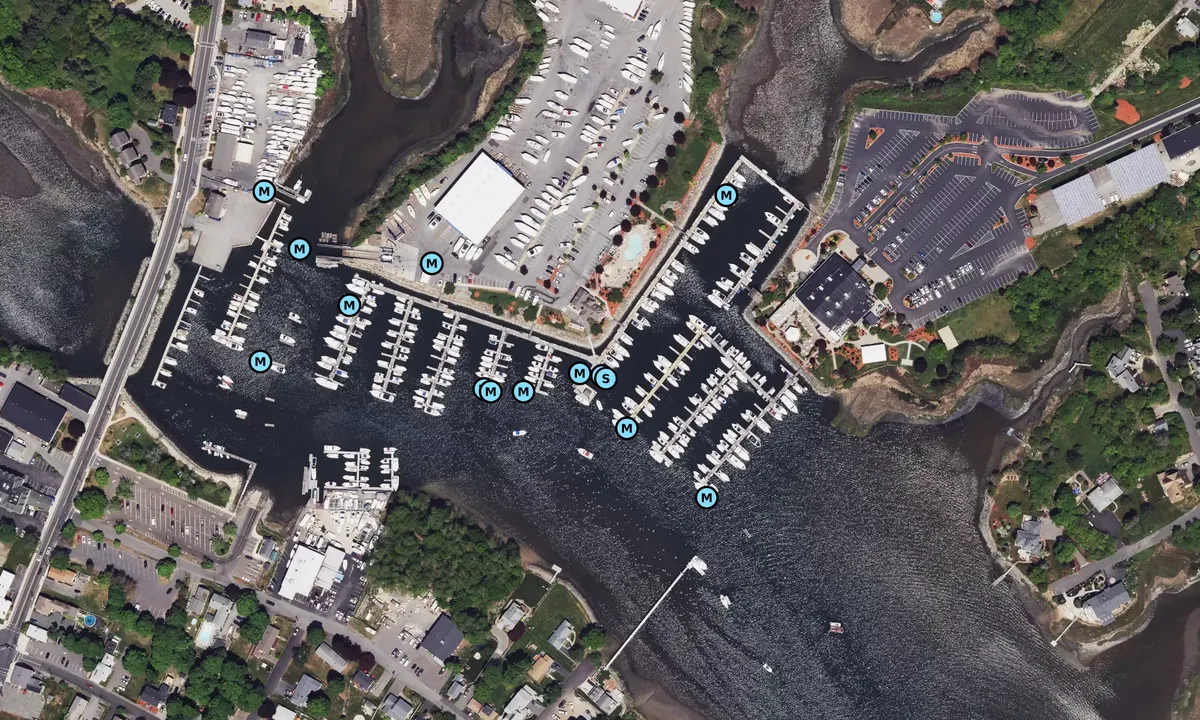 Satelite image of Danversport Marina