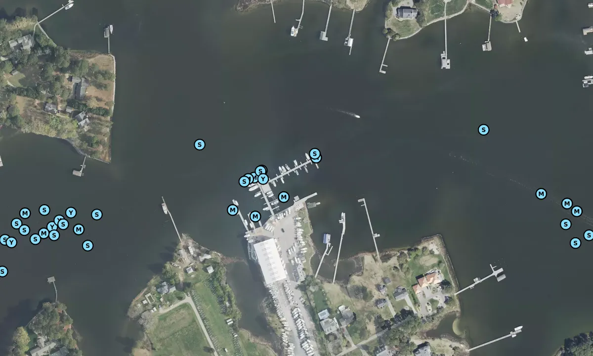 Satelite image of Dare Marina - Poquoson