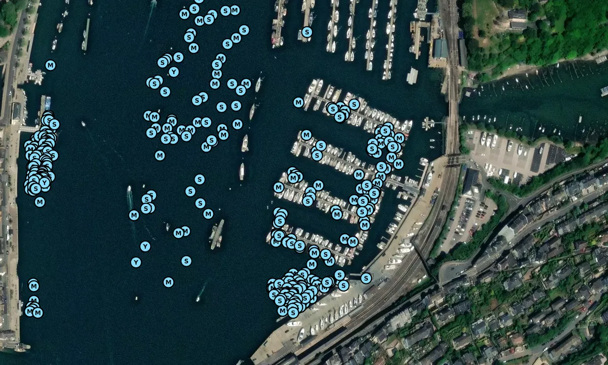 Satelite image of Darthaven Marina - Dartmouth