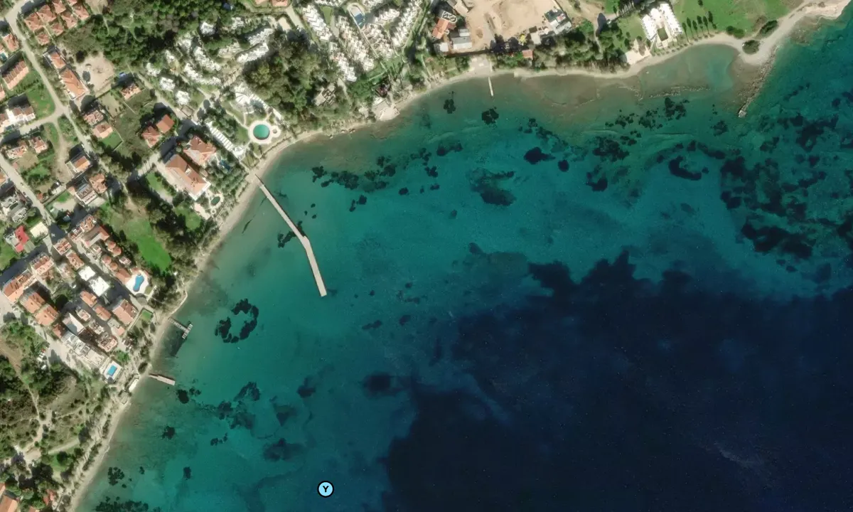 Satelite image of Datça plaj