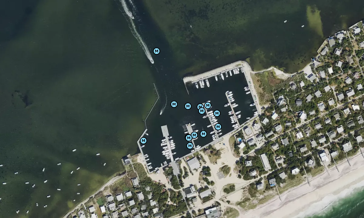 Satelite image of Davis Park Marina