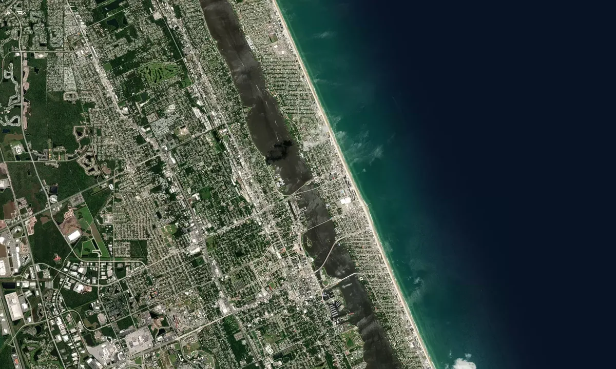 Flyfoto av Daytona Beach