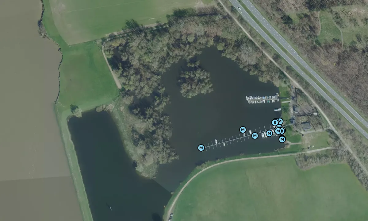 Satelite image of De Paesplas Marina
