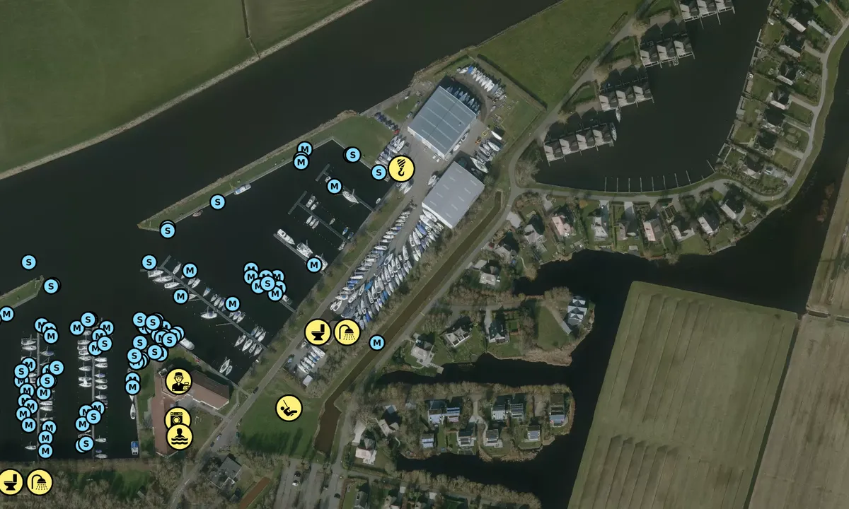 Satelite image of De Roggerbroek Yacht Harbour