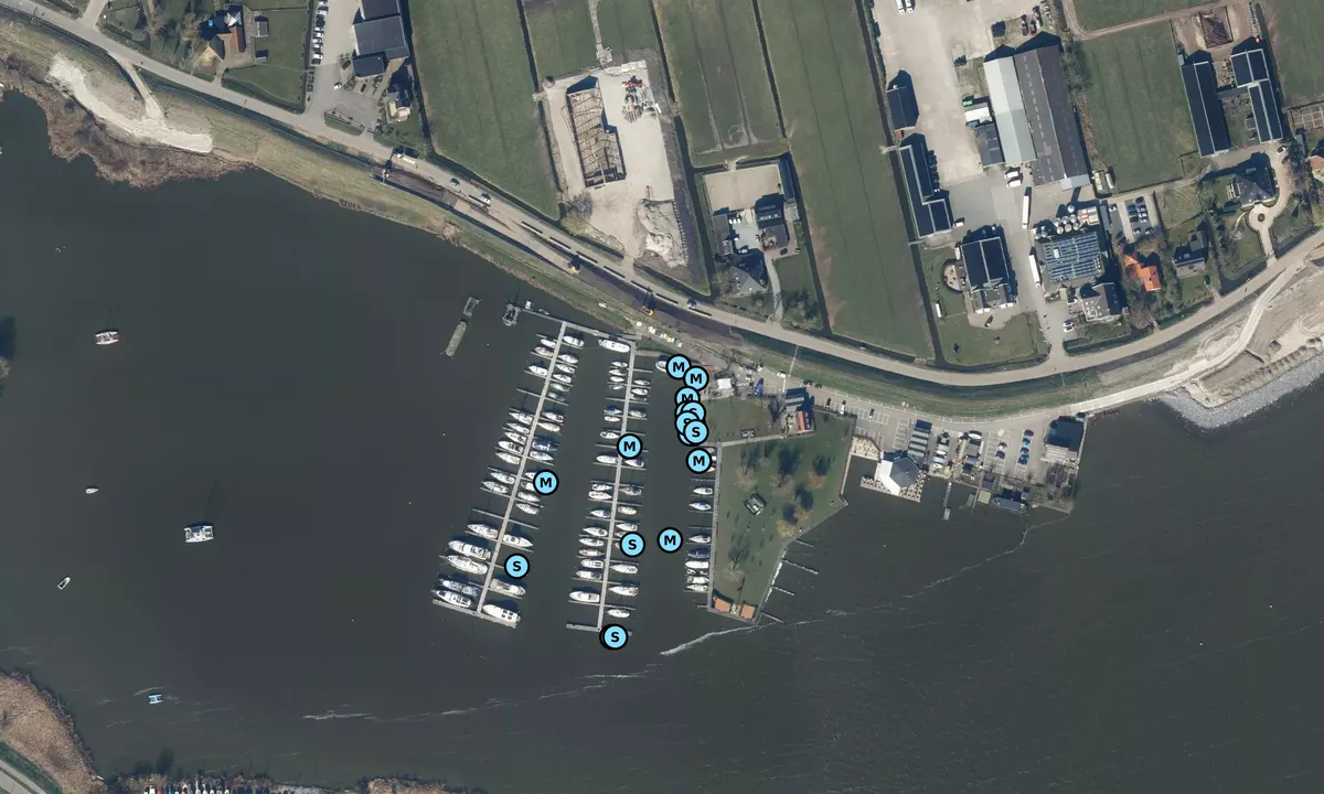 Satelite image of De Zeilhoek Yacht Harbour
