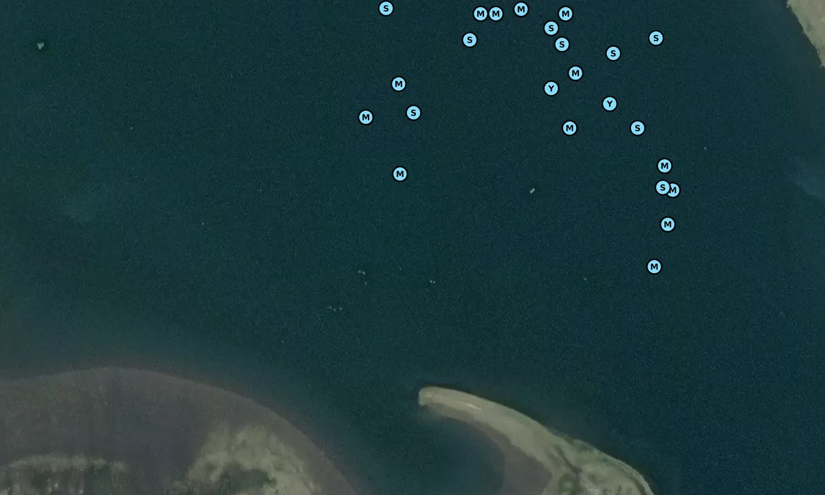 Satelite image of Deception Point Cove