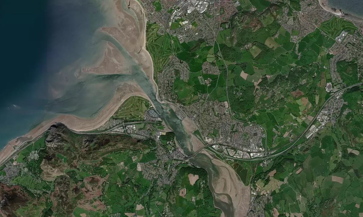 Flyfoto av Deganwy Marina - Conwy