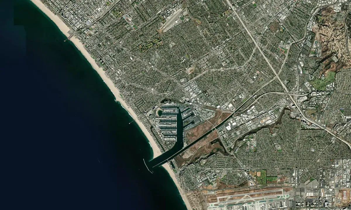 Flyfoto av Del Rey Yacht Club - Marina del Rey