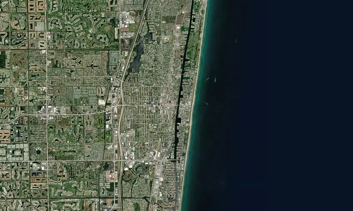 Flyfoto av Delray Beach Municipal Marina