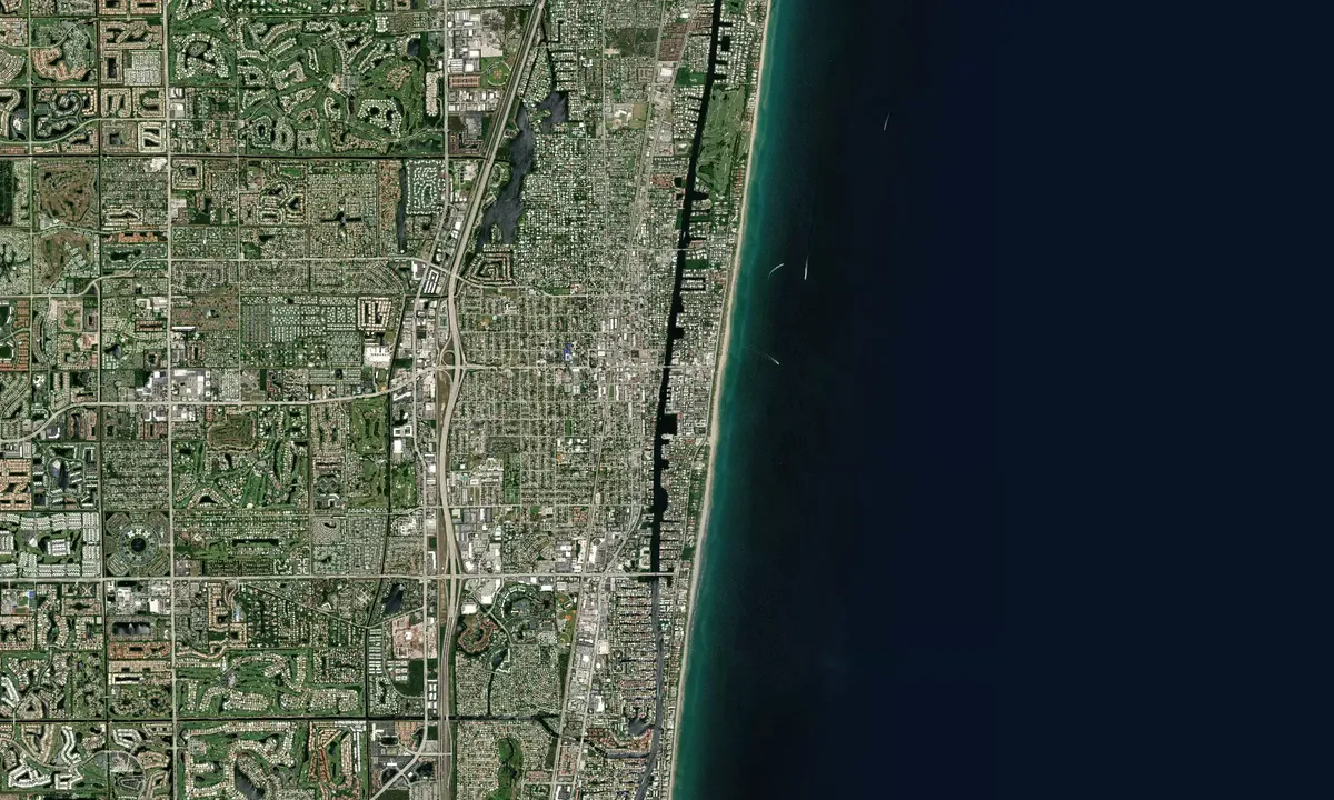Flyfoto av Delray Beach North