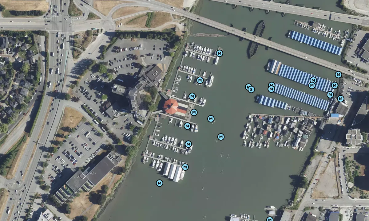 Satelite image of Delta Marina - Richmond