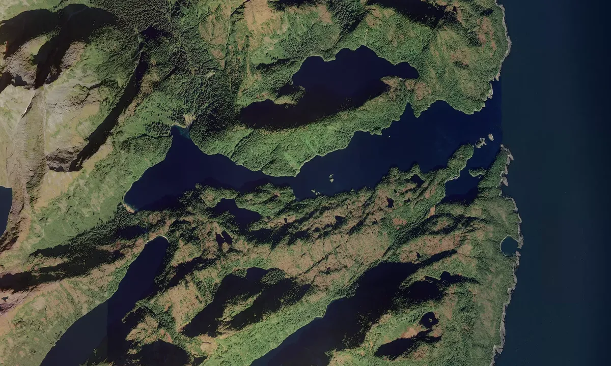 Flyfoto av Denmark Cove