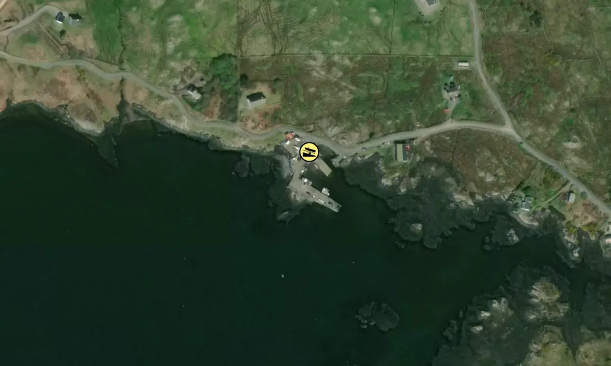 Satelite image of Derryinver quay